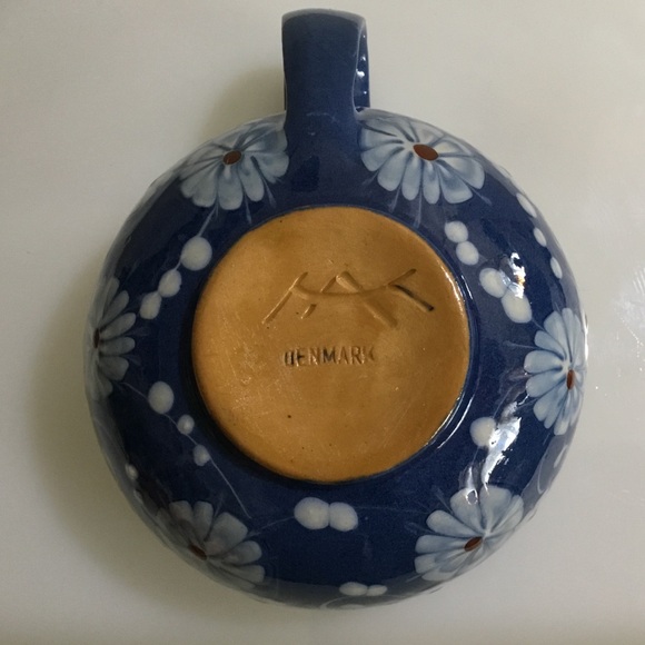 RARE ANTIQUE HAK Denmark 🇩🇰 pottery ‘Marguerit’ or ‘Margueritte’ pattern trio - Picture 5 of 10